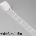 Weißes Spitzenband 3cm Breite für DIY Handwerk Hochzeit Kleid Nähen und Geschenk verpacken. - Stil 12