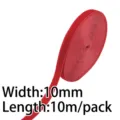 Red velvet ribbon roll, 10mm wide and 10m long, perfect for gift wrapping and DIY crafts. - 1cm*10m/Roll / Red