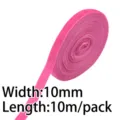 Pink velvet ribbon 10mm wide 10m pack for gift wrapping crafts bow sewing decoration - 1cm*10m/Roll / Rose Red