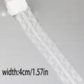 Weißes hohles Spitzenband Zierband für DIY handgemachte Hochzeitskleidung und Nähprojekte. - Stil 19