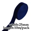 Dark blue velvet ribbon 25mm wide and 10m long for gift wrapping DIY crafts and sewing. - Dark Blue