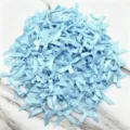 Light Blue Satin Ribbon Bows DIY Craft Sewing Decorative Bows Small Fabric Bows Pack Set - 200 Pieces/Pack / Sky Blue