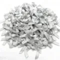 Silver satin ribbon bows for DIY craft, gift wrapping, and clothing sewing decoration. - 200 Pieces/Pack / Silver