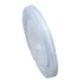 6mm white silver edge satin ribbon roll for gift wrapping, crafts and cake decoration. - White Silver