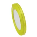 Yellow gold edge satin ribbon 6mm wide for gift wrapping, bows, and festive decoration crafts. - Yellow Gold Edge