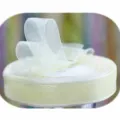 Off-white organza ribbon for gift wrapping, floral bows, and baking box decoration. - Off White