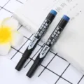 Professional waterproof oil-based blue marker pens for logistics and express shipping - Blue