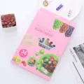 36 Colors washable triangle plastic crayons set in pink box for creative student art - Fruit Series / 36-Piece Color Set