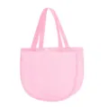 Pink mesh beach toy storage bag with dual handles, breathable grid design for kids outdoor fun. - Solid Small Handbag Green 32*23*8cm