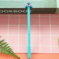 Creative blue gel pen with cute cartoon rainbow cloud topper for school and office stationery - 0.5mm Pen Point / Blue