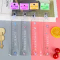 Reglas de plástico transparente de 15 cm con coloridos diseños de astronautas y el espacio. - Serie Astronauta