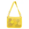 Sac de plage en filet jaune pour enfants, organisateur de jouets avec sangle réglable. - 24*20cm / Jaune