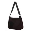 Large mesh beach bag, breathable shell storage tote, casual shoulder bag for kids toys travel. - Solid Black