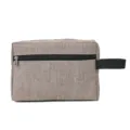 Herren Kulturtasche Kosmetiktasche Reise Make-up Organizer mit Reissverschluss - 22*16*7 cm / Khaki
