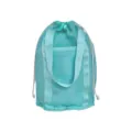 Bolsa de ducha de malla de color sólido neceser portátil bolsa de almacenamiento de natación. - 22*34CM / Bolso de playa verde liso