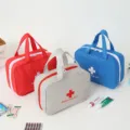 Grande borsa di primo soccorso portatile organizer medico da viaggio per casa e scuola. - 24*13*8cm / Blu