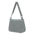 Sac de plage en filet gris pour jouets d'enfants avec une bandoulière réglable et zip. - 24*20cm / Gris