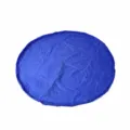 Blue large portable toy storage bag and foldable play mat for kids and home organization. - L / Blue