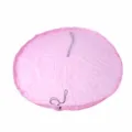 Pink large round toy storage bag portable drawstring organizer mat for kids daily use - L / Pink
