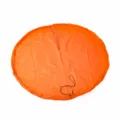 Large orange toy storage bag portable foldable toy organizer play mat with drawstring - L / Orange