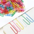 Large colorful paper clips, anti-rust metal book clips for office school document sorting. - 78mm Multicolor