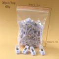 Plastic sewing clips set with letters and numbers, 36pcs per bag, 60g craft quilting tools. - Small Clips / 36 Pieces/Bag / White