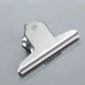 Stainless steel binder clip 100mm heavy duty office stationery drawing board metal clip - Bulldog Clip 100mm