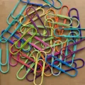 Large colorful paper clips metal colored clips for office school document organization - 100mm Multi-Color Clearance (Non-Returnable)