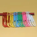 Large colored paper clips, rust-proof metal office binder clips in multi assorted colors. - 50mm Mixed Colors Bulk