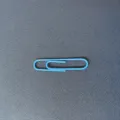 Blue 50mm paper clip large coated metal office stationery bookmark school supply item SKU - 100mm Blue