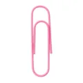Large pink paper clips office metal clips cute stationery for school document organization - 50mm Pink Bulk