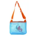 Kids Cute Mesh Beach Bag Toy Shell Storage Bag Outdoor Travel Shoulder Bag for Kids - Blue Mermaid