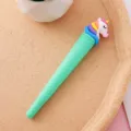 Creative cute unicorn head and green ice cream cone shaped gel pen stationery for students - 0.5mm / Green