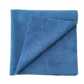 Variante de serviette de nettoyage de voiture en microfibre bleue, tissu doux coupe-bord. - 220GSM 40x40cm / Bleu