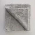 Grey coral fleece car washing towel, soft microfiber cleaning cloth for auto detailing variant. - 40x40cm / Gray