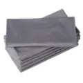 Chiffon de nettoyage en microfibre grise, serviette absorbante multi-usage pour vitres et auto. - Gris