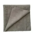 Serviette de lavage auto en microfibre grise, chiffon de nettoyage pour polissage auto. - 220GSM 40x40cm / Gris