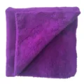 Purple coral fleece car wash towel microfiber auto cleaning cloth soft ultrasonic cut edge - 40x40cm / Purple