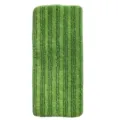 Microfiber green striped replacement mop pad detail, highly absorbent cleaning design. - 29.5*13.5cm / Green