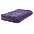 Thick purple microfiber car wash towel, highly absorbent and soft detailing cloth. - Purple Double-Sided - 1300GSM