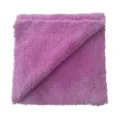 Weiches violettes Mikrofaser Autowaschetuch, saugfähiges Korallenvlies Tuch für Autos. - 40x40cm / Hellviolett
