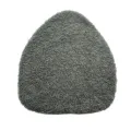 Grey microfiber replacement pad for car windshield cleaner tool, soft cleaning cloth head. - Pentagon / Gray
