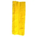 Yellow microfiber mop replacement pad detail, soft fringe design for efficient floor cleaning. - 39*15cm / Yellow