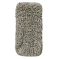 Microfiber chenille mop pad detail view, soft and absorbent replacement head for daily cleaning. - 30*14.5cm / Pale Grey