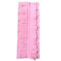 Pink microfiber mop replacement pad with fringe design, durable flat mop head cleaning cloth. - 39*15cm / Pink