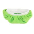 Microfiber steam cleaner replacement cloth cover, green cleaning mop accessory elastic edge. - 13.5*7cm / Light Green