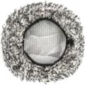 Microfiber autowas mop vervangende hoes chenille reinigingsdoek pad voor auto detailing. - 31*22cm / Wit + Zwart