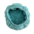 Blue microfiber cleaning cloth cover for window cleaning robot replacement part. - Coral Fleece Cloth Cover / Single Piece / Light Blue