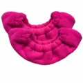 Fleece ice skate blade guards for hockey and figure skating with warm plush fabric. - S / Rose Red