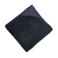 Black magnetic microfiber cleaning cloth, absorbent square towel for blackboard or home. - Magnetic Style / 25x25cm / Black